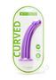 Me You Us Curved Silicone Dildo 7in - Purple